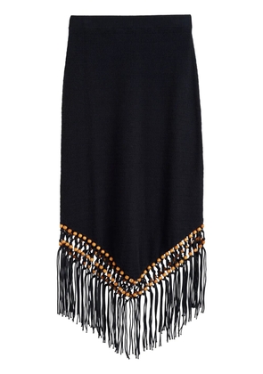 Chinti & Parker x Laura Whitmore beaded skirt - Black