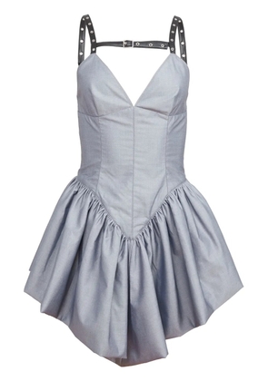 Fleur Du Mal Poppy mini dress - Grey