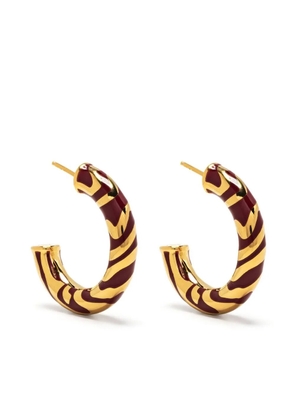 Aurelie Bidermann Liwa hoop earrings - Gold