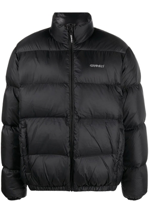 Gramicci logo-embroidered down puffer jacket - Black