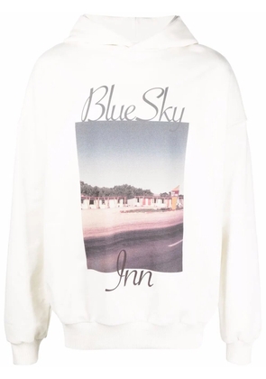 BLUE SKY INN logo print sweatshirt - Neutrals