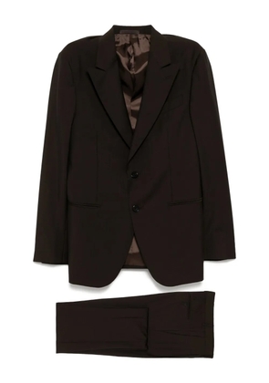Caruso single-breasted suit - Brown