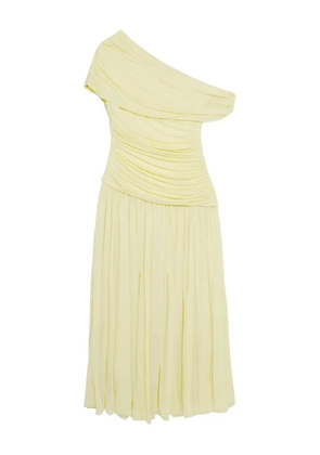 Simkhai Rhiannon drapped midi dress - Yellow