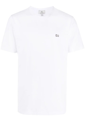 Woolrich logo-appliqué crew-neck T-shirt - White