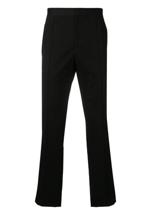 Yang Li zipped pocket straight trousers - Black