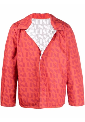 Sunnei reversible monogram jacket - Red