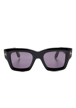 TOM FORD Eyewear Ilias rectangle sunglasses - Black