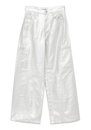 DKNY high-rise cargo trousers - Silver