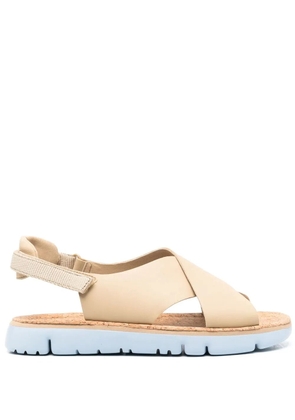 Camper Oruga crossover-strap sandals - Neutrals