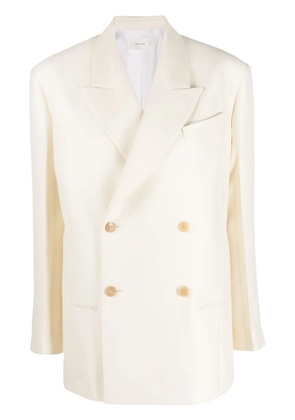 The Row Cosima wool-silk blend jacket - Neutrals