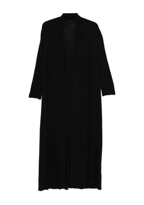 Faliero Sarti knitted long cardigan - Black