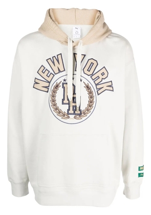 PUMA x Rhuigi appliqué-detail cotton hoodie - Grey