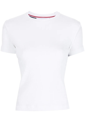 Thom Browne 4-Bar stripe T-shirt - White