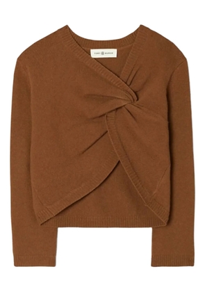 Tory Burch twisted sweater - Brown
