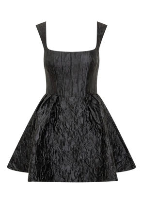 Rebecca Vallance Vanilla Dreams square-neck mini dress - Black