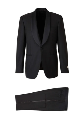 Canali Impeccabile shawl-lapel button suit - Black