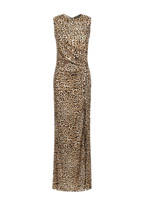 Roberto Cavalli leopard-print maxi dress - Neutrals
