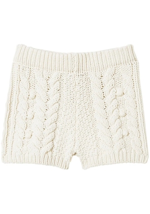 TWINSET wool shorts - White