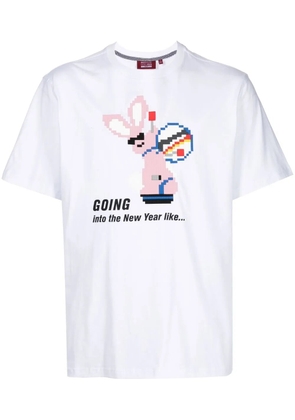 Mostly Heard Rarely Seen 8-Bit graphic print T-shirt - White