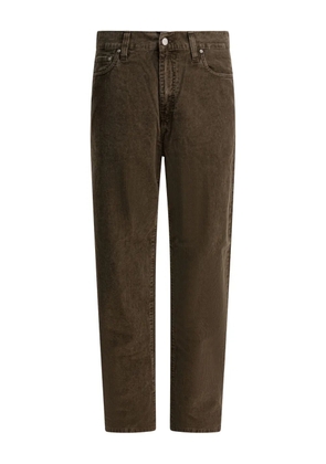 Carhartt WIP Aaron corduroy patch trousers - Brown