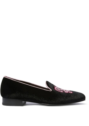 Scarosso Brian Atwood Nolita slippers - Black