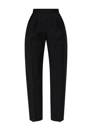 Max Mara pinstripe wool pants - Black