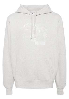 PUMA x NOAH graphic-print hoodie - Grey