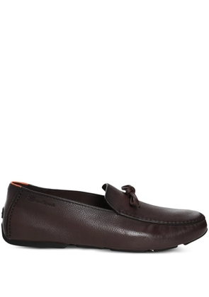 Santoni Havana loafers - Red