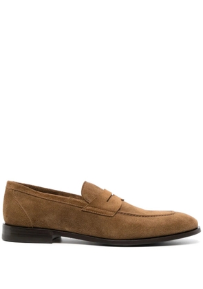 Henderson Baracco slip-on suede loafers - Brown