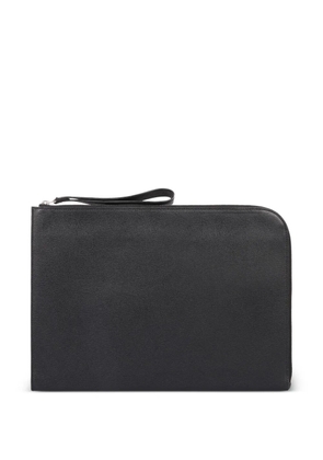 Valextra leather wallet - Black