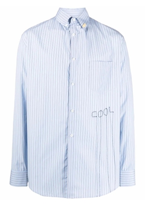 COOL T.M striped cotton shirt - Blue