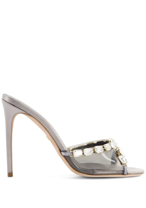 Giambattista Valli 90mm crystal-embellished sandals - Grey