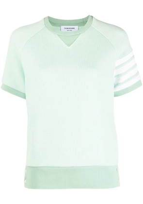 Thom Browne 4-bar stripe T-shirt - Green