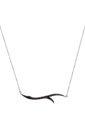 Stephen Webster 18kt white gold Stem diamond necklace - Black