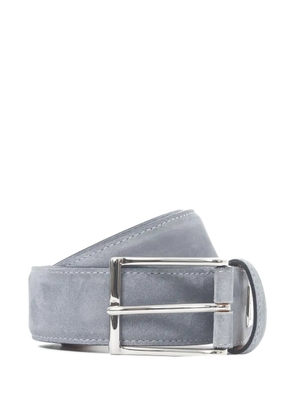 Santoni suede belt - Blue