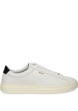 BOSS logo-print sneakers - Neutrals