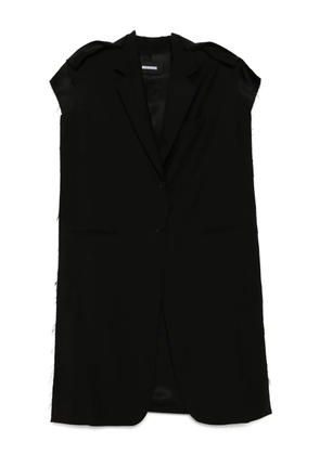 Moohong single-breasted coat - Black