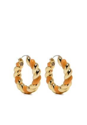 Eddie Borgo Rope hoop earrings - Gold