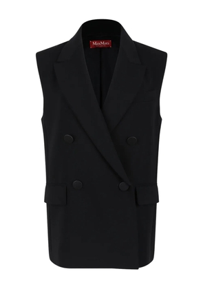 Max Mara Pomez double-breasted waistcoat - Black