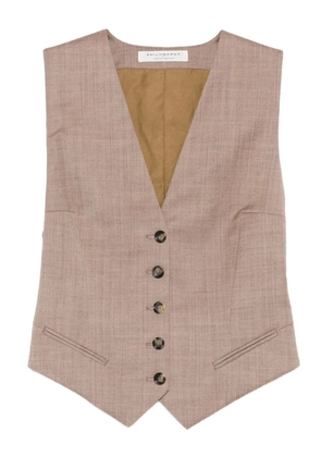 Philosophy Di Lorenzo Serafini button-fastening waistcoat - Brown