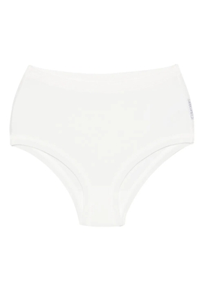 CALVIN KLEIN COLLECTION Tyra ribbed-knit brief - White