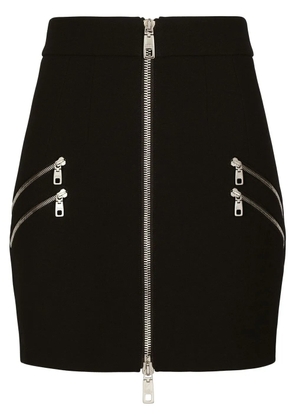 Dolce & Gabbana zip detail mini skirt - Black