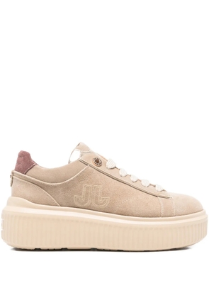 JANET & JANET 50mm platform sneakers - Neutrals