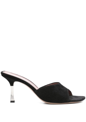 Paris Texas 75mm Lorena mules - Black