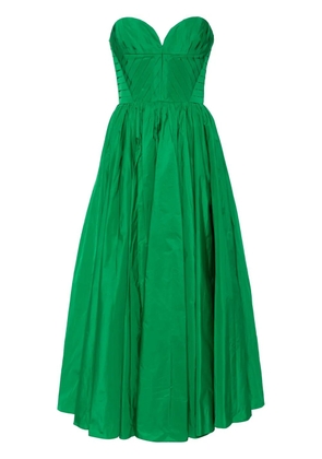 Elie Saab heart-shaped taffeta gown - Green