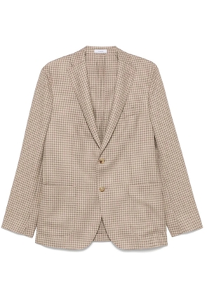 Boglioli checked blazer - Brown