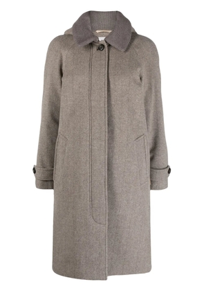 Woolrich Luxe virgin wool coat - Brown