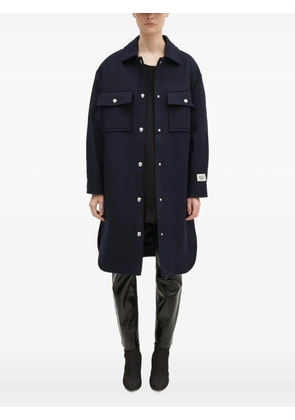 Fiorucci logo-embroidered three-quarter sleeve T-shirt - Black