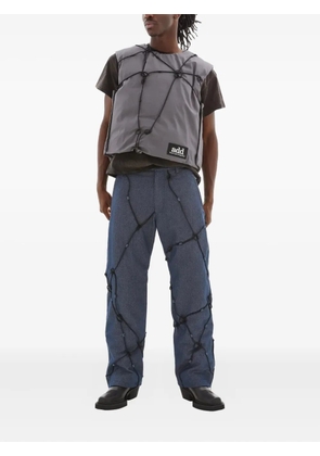 Who Decides War straight-leg trousers - Blue