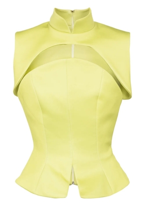 Saiid Kobeisy corset with detachable bolero - Green
